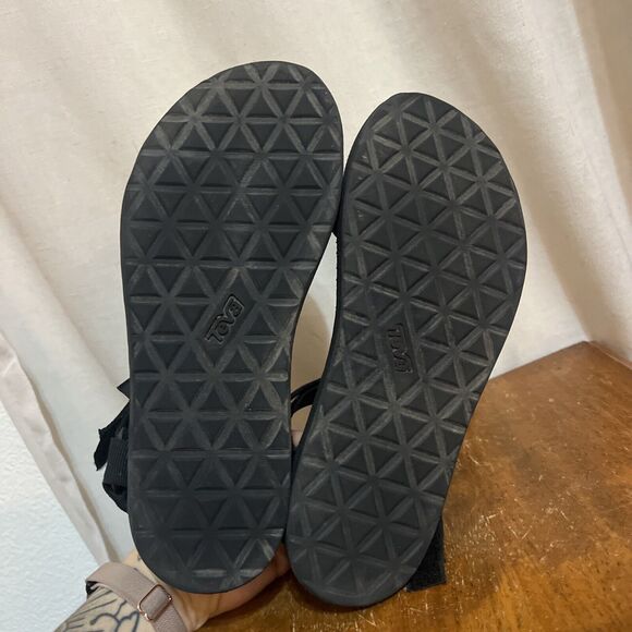 Teva Womens Size 8 Black Midform Universal Platform Sandals 1090969 Walking - Picture 4 of 10